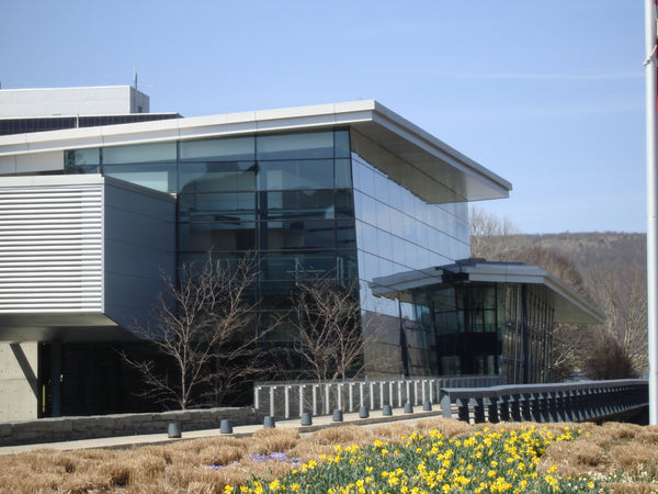 Exterior of The Corning Museum of Glass in Corning, NY
