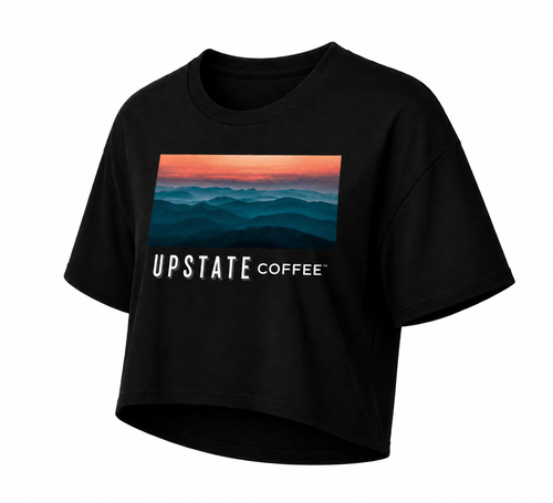 Upstate Coffee - Mountain Scene - Crop Top