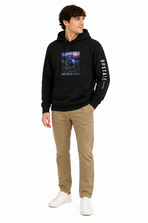 Upstate coffee - Blueberry - Male Hoodie