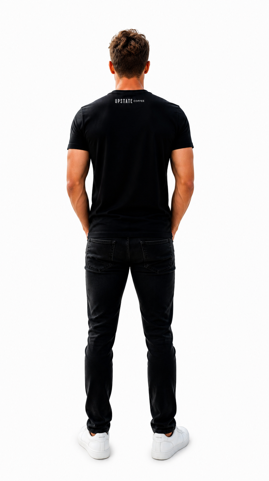 Upstate Coffee - Original Logo - Male T-shirt