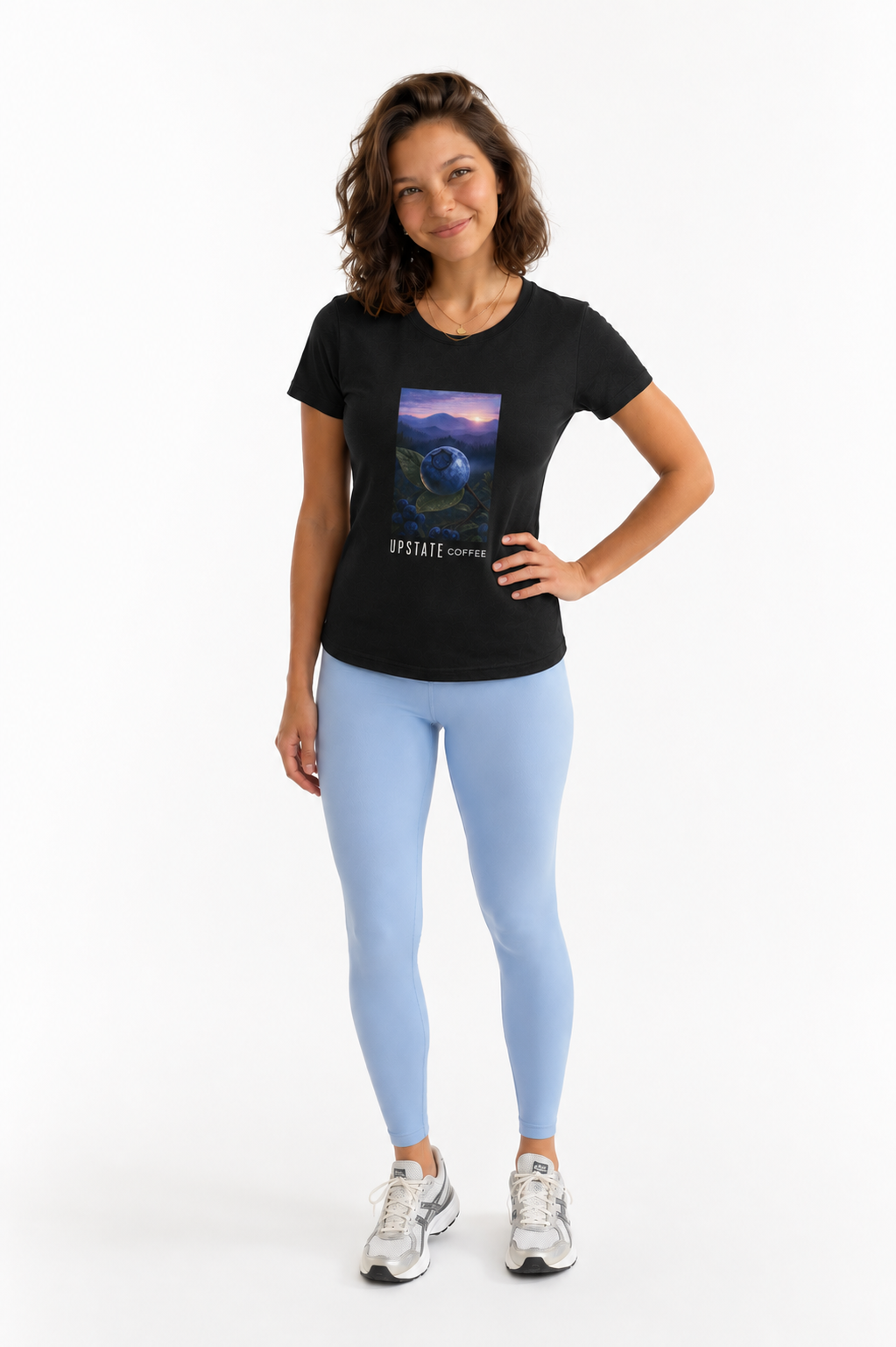 Upstate coffee - Blueberry - female t-shirt
