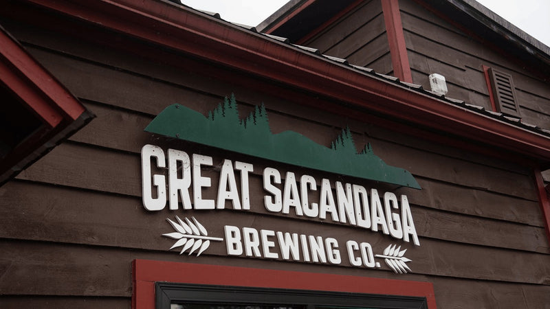 Great Sacandaga Brewing Co. sign on the taproom